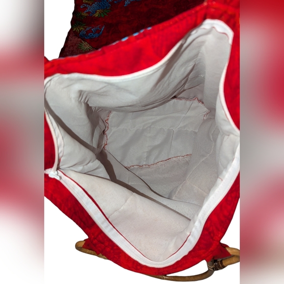 Shirin Women's Red/Blue Hawaiian Turtle Fish Tropical Muumuu Dress + Tote Set - Picture 9 of 16